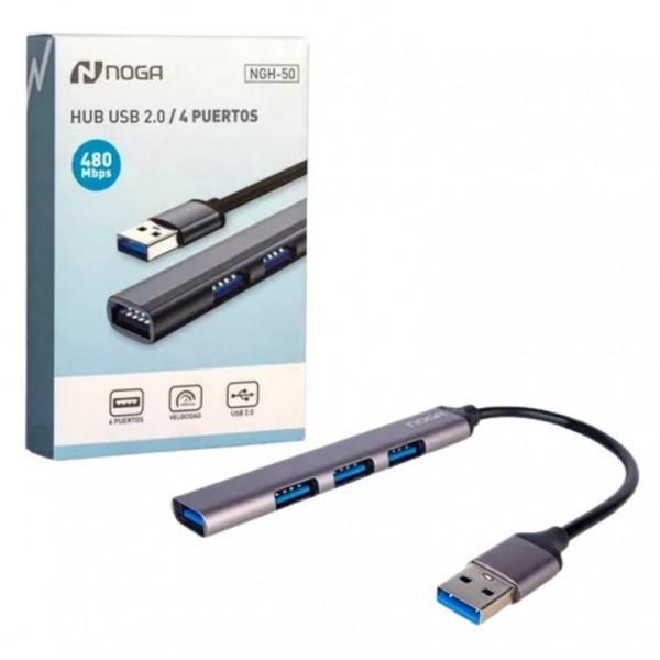 HUB 4 PUERTOS NOGA - NGH-50