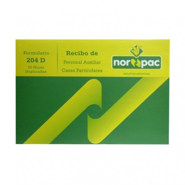 TALONARIO NORPAC 204D...