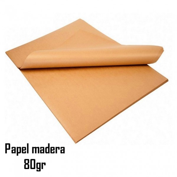 PAPEL MADERA 90X120CM 80GR