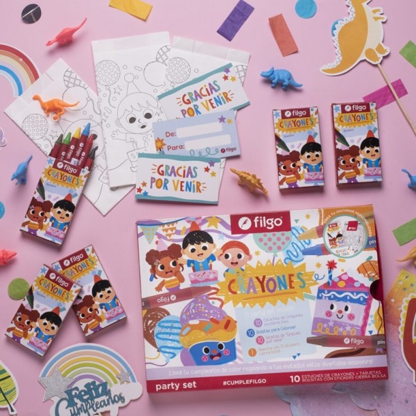 SET FILGO PARTY - CRAYONES...
