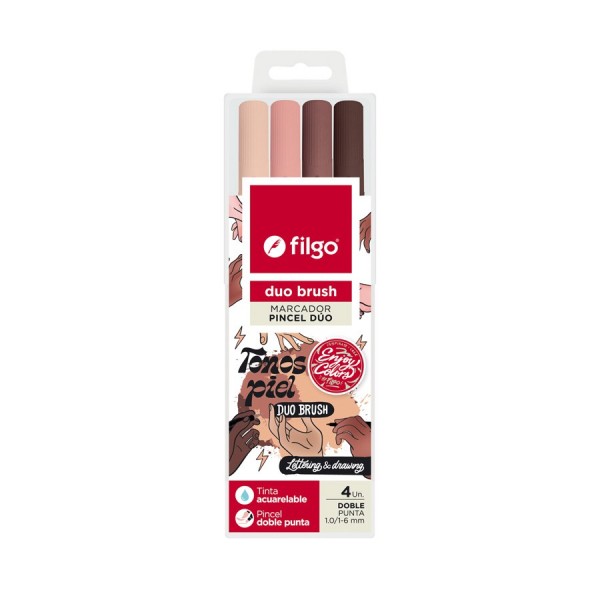 MARCADORES PIEL DUO BRUSH...