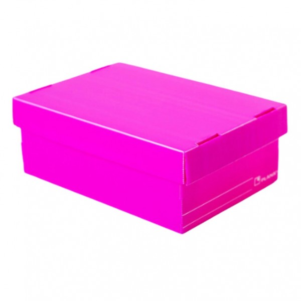 CAJA PLASTICA PLANA CON...