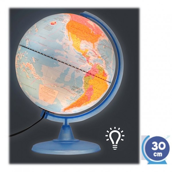 GLOBO TERRAQUEO 30CM CON...