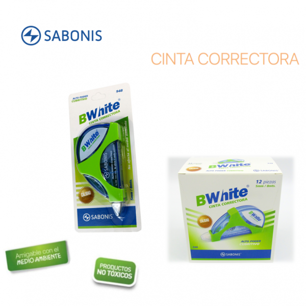 CINTA CORRECTORA 5MM X 8MTS...