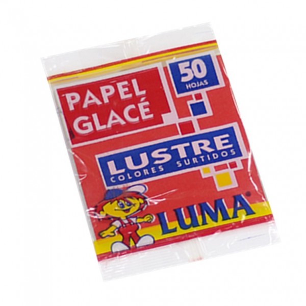 PAPEL GLACE LUSTRE 10X10CM...