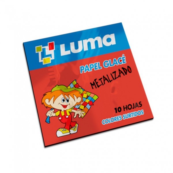 PAPEL GLACE METALIZADO...