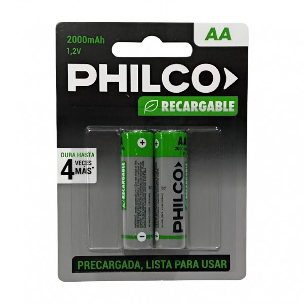 PILAS PHILCO RECARGABLES AA...