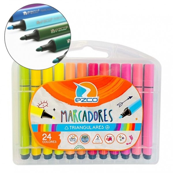 MARCADORES EZCO TRIANGULAR...