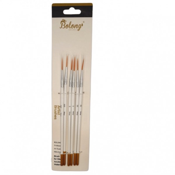 SET PINCELES BOLONG X 6...