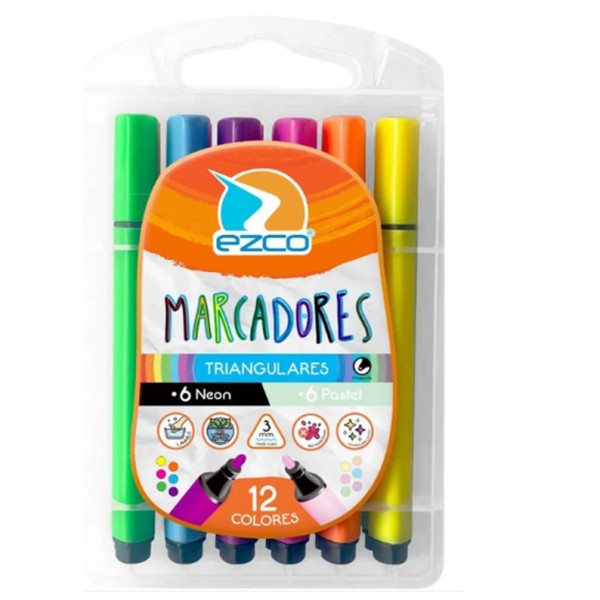 MARCADORES EZCO TRIANGULAR...