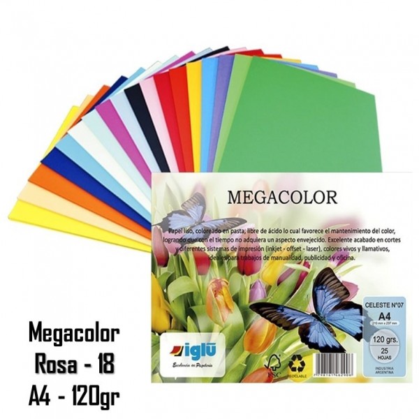 HOJAS MEGACOLOR IGLU A4 -...