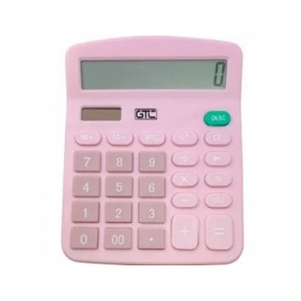 CALCULADORA GTC PASTEL ROSA...